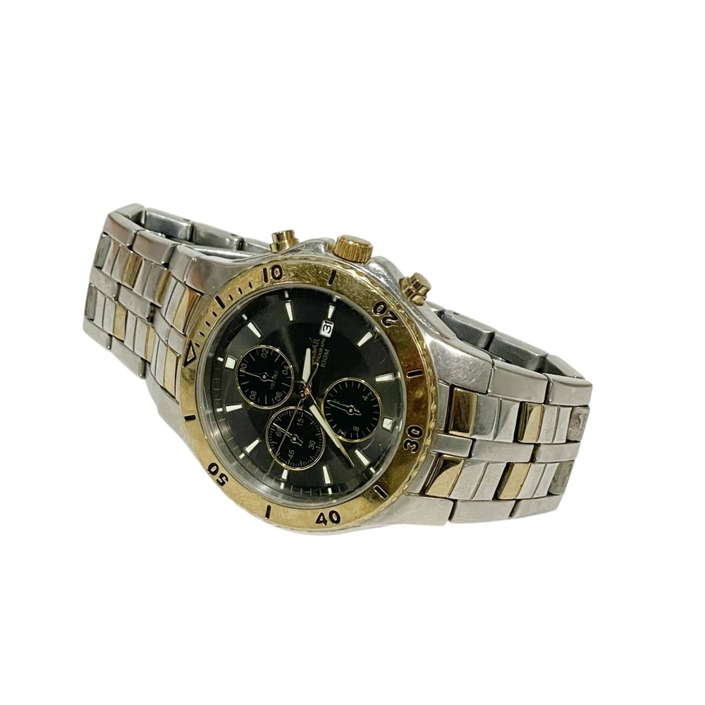 PULSAR YM92-X135‎ Chronograph Date Quartz Wristwatch working